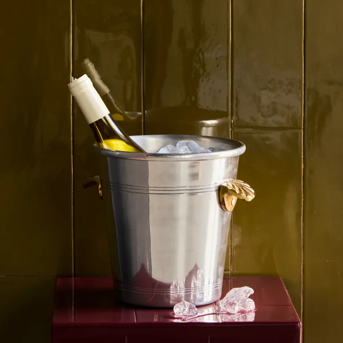 Seau vin HDvind Argent Antique