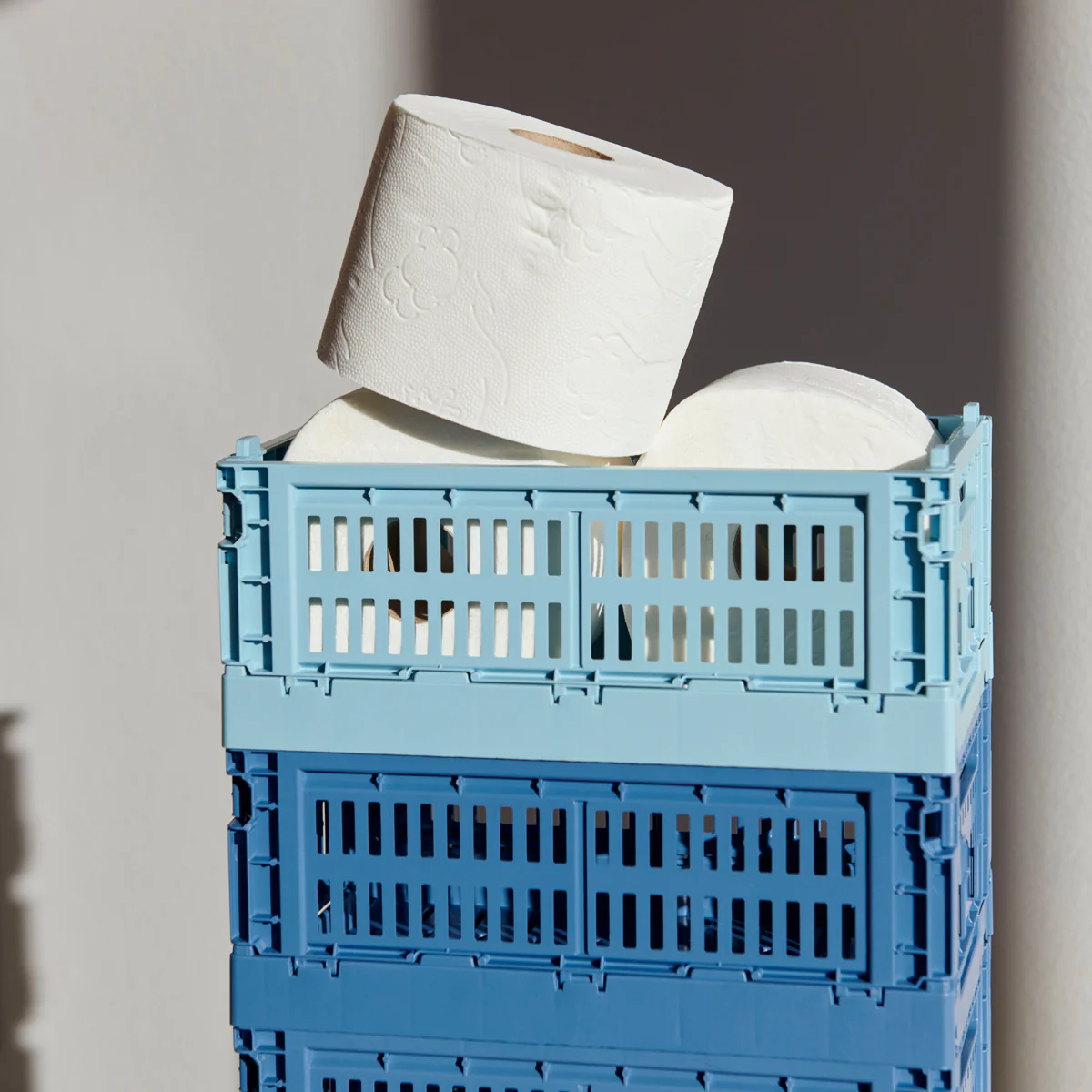 Caisse Crate S - Bleu Dusty