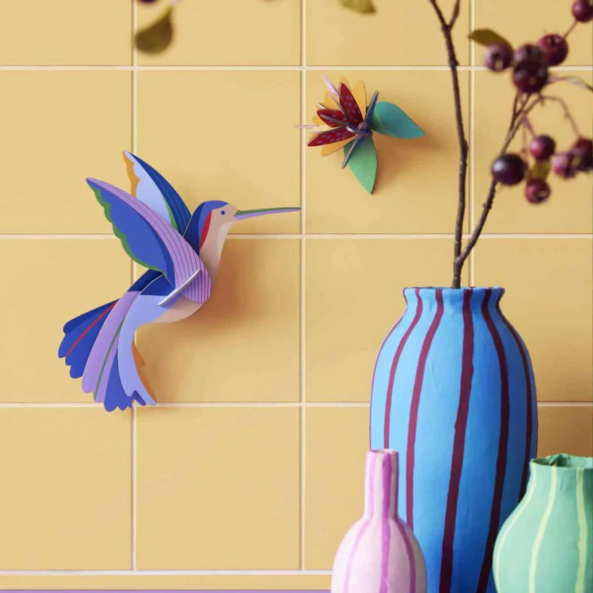 Décoration Murale Paradise Birds Hummingbird