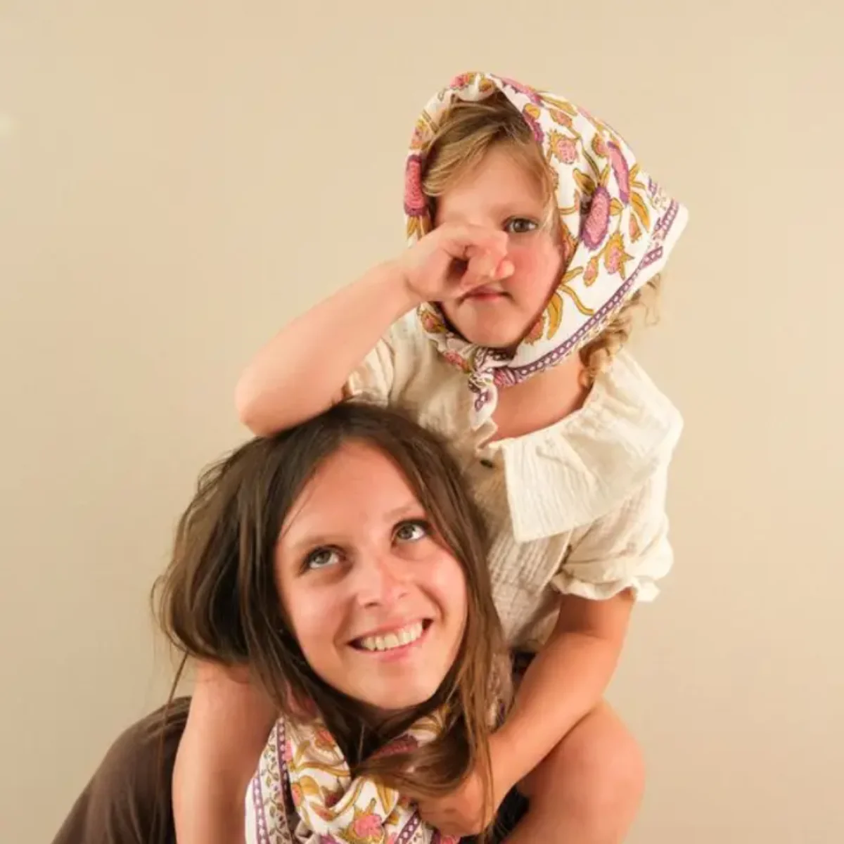 Foulard Delhi Pink Pondichery