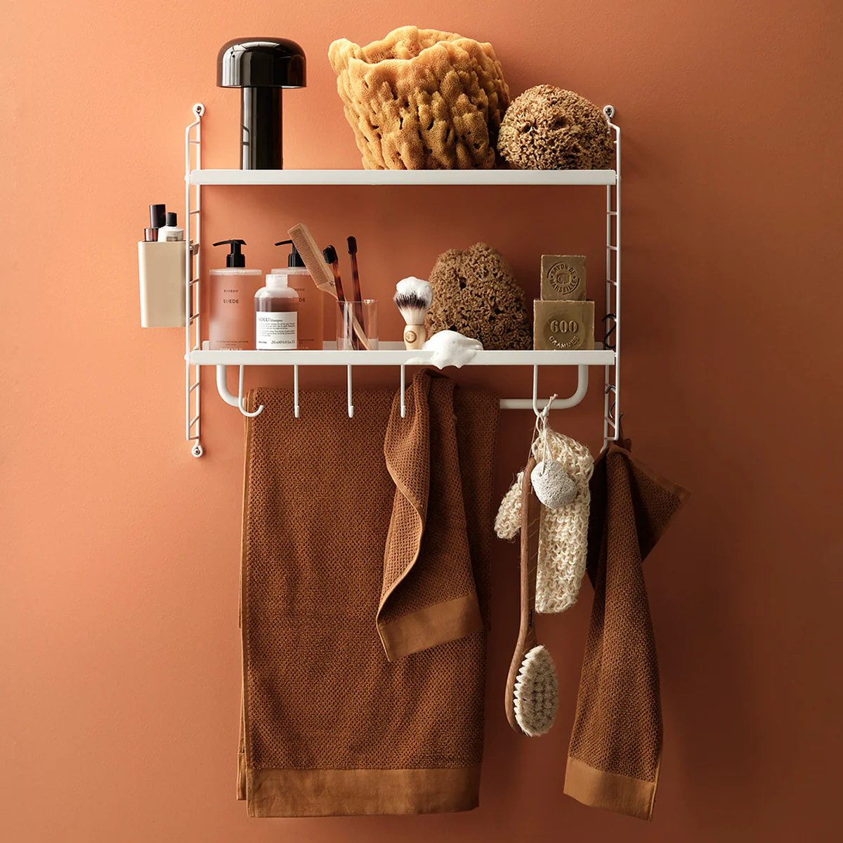 Rangement mural Bathroom - 58 x 50 x 20 cm - Blanc