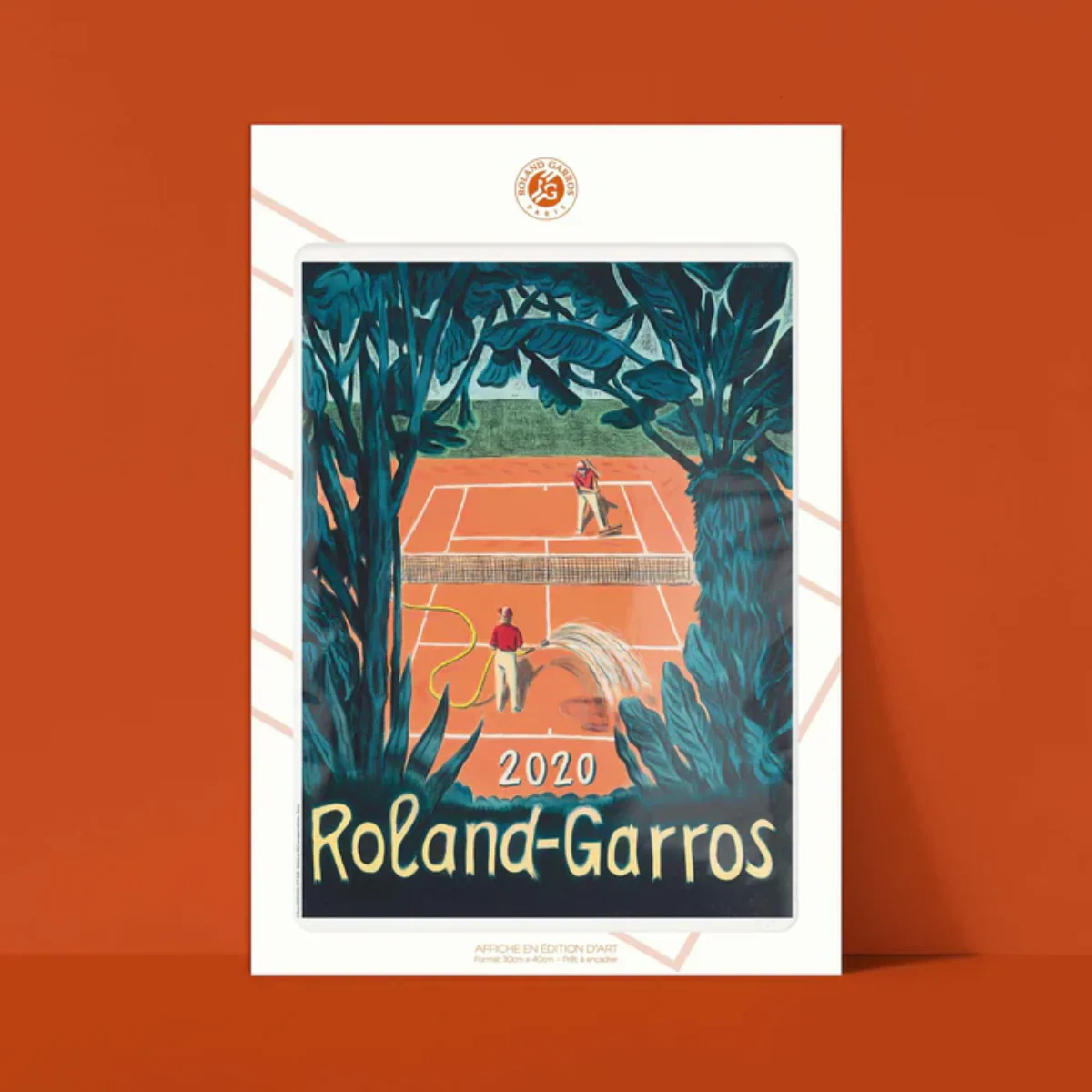 Affiche Roland-Garros - Pierre Seinturier - 30 x 40 cm