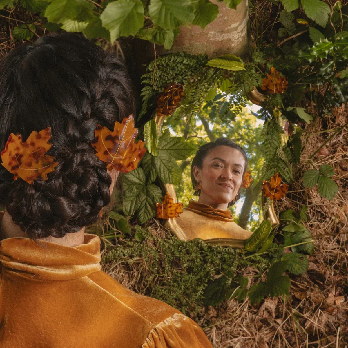 Pince à cheveux Feuille d'érable