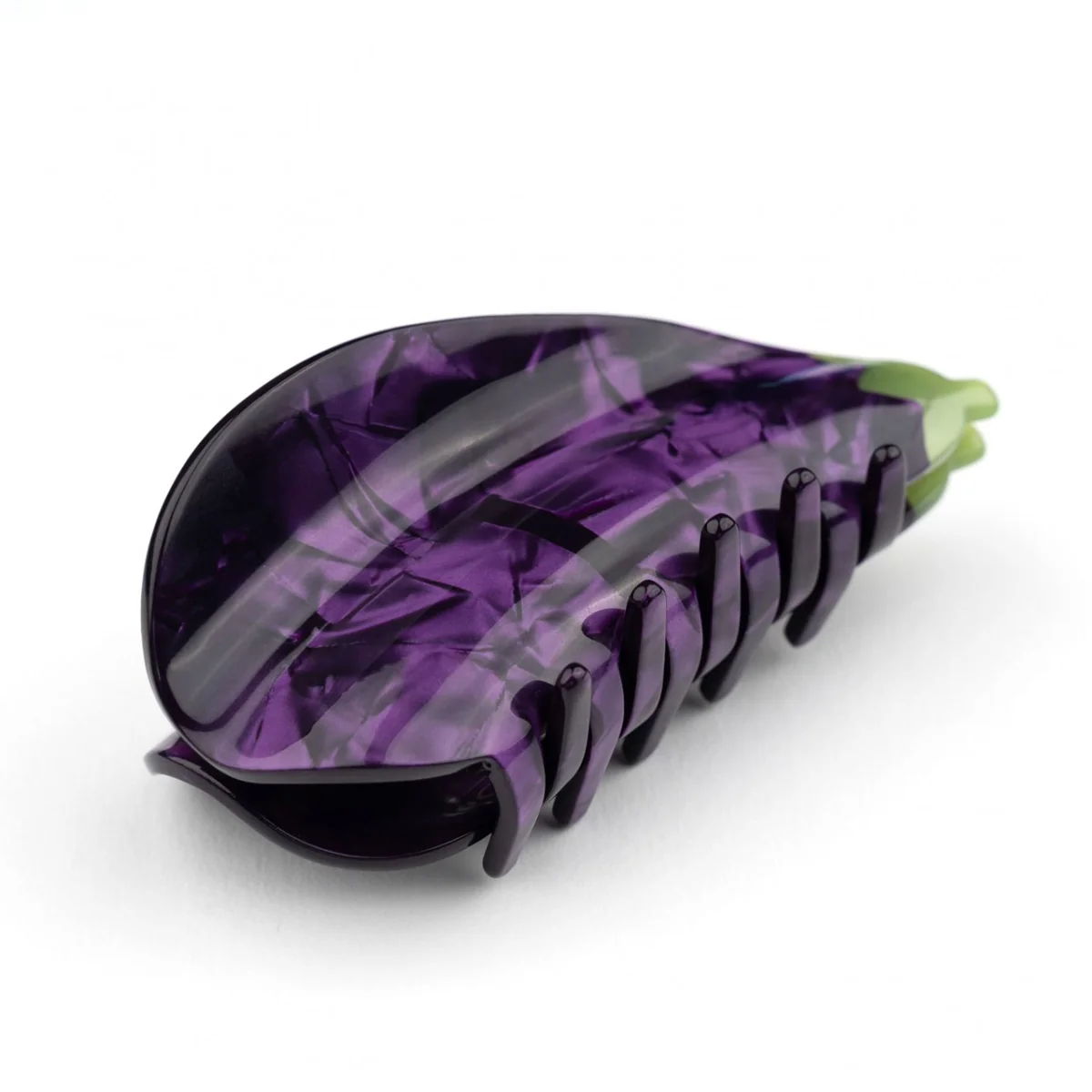 Pince à Cheveux - Aubergine