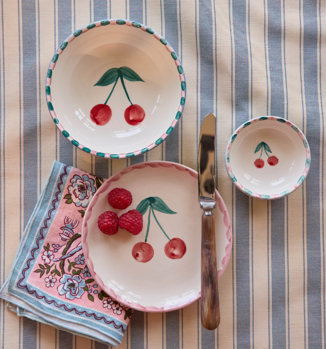 Bol dipping Cherries en céramique