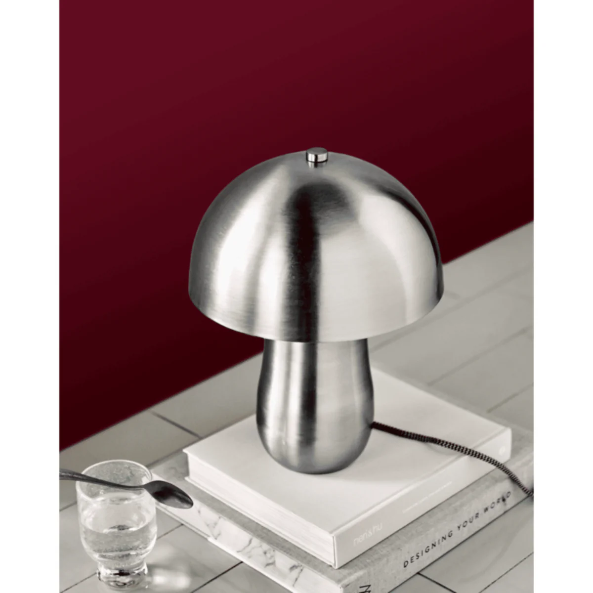 Lampe de table HDroomie Fini Argent Brossé