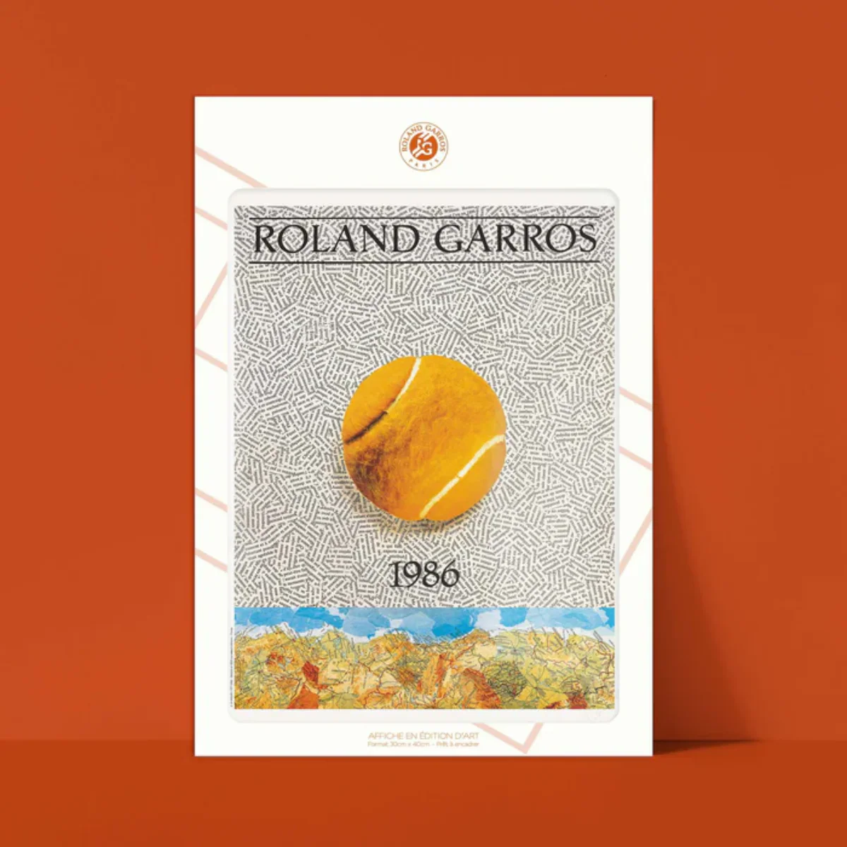 Affiche Roland-Garros -Jiri Kolar - 30 x 40 cm