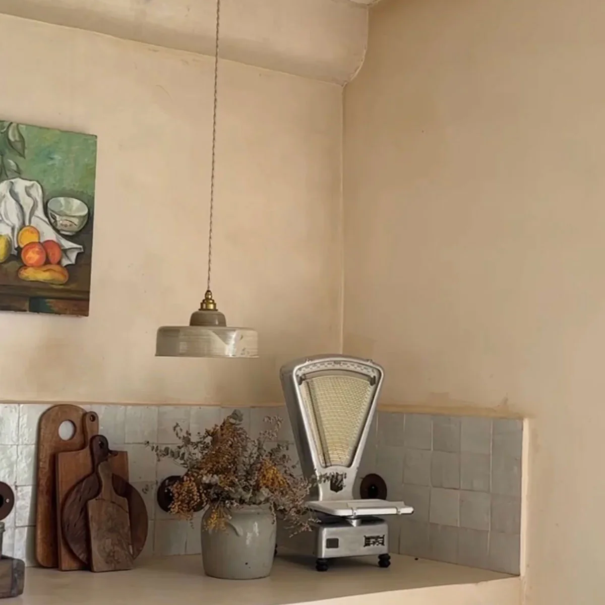 Suspension Ursule - Vert de Gris