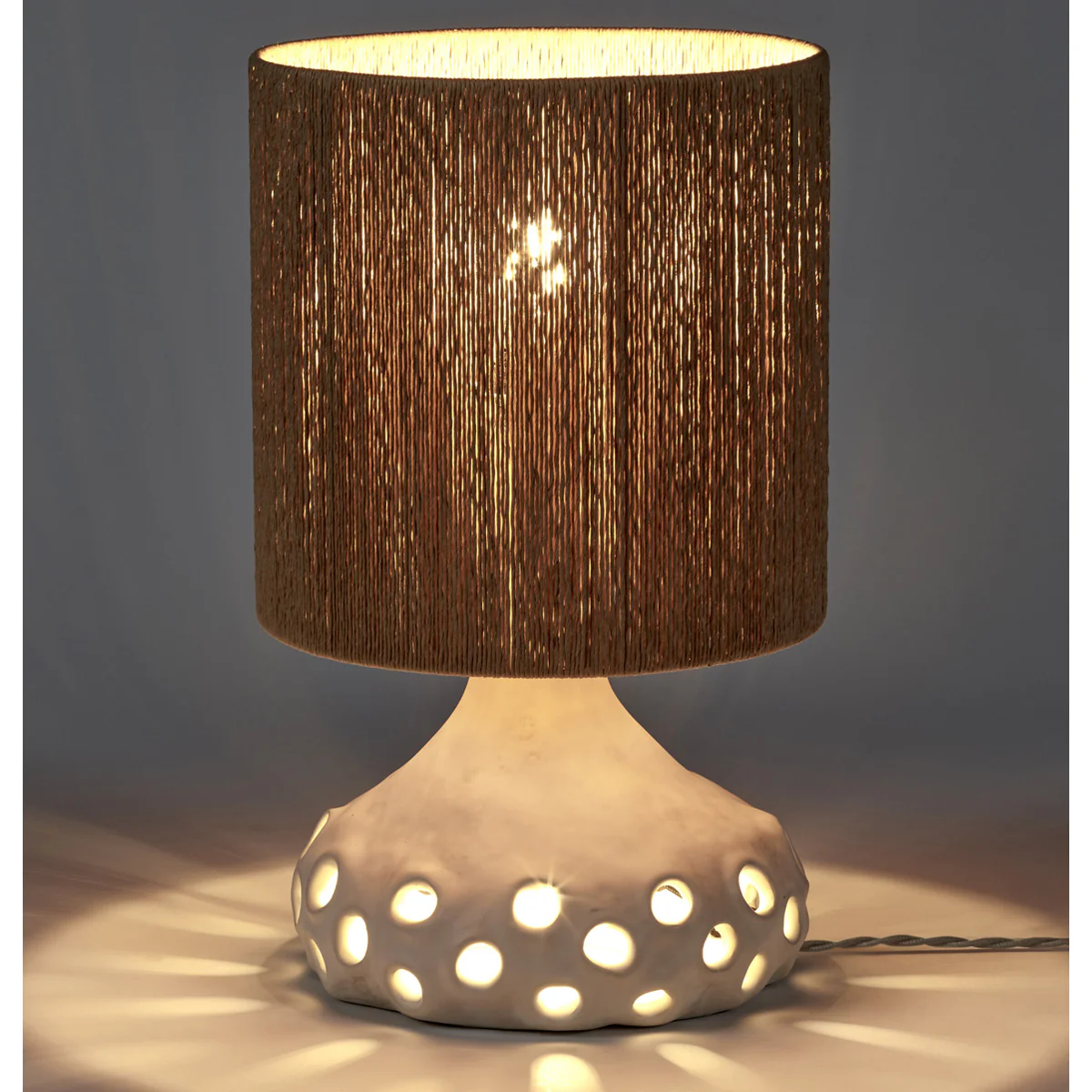 Lampe de table Oya - Brun