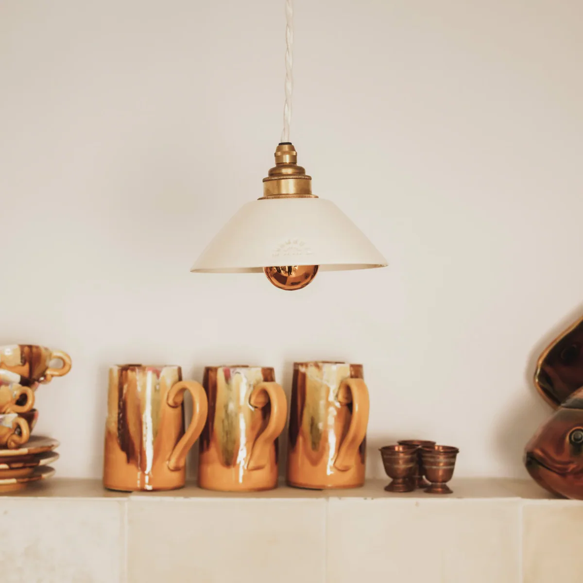 Suspension Pitchoun en Porcelaine biscuit