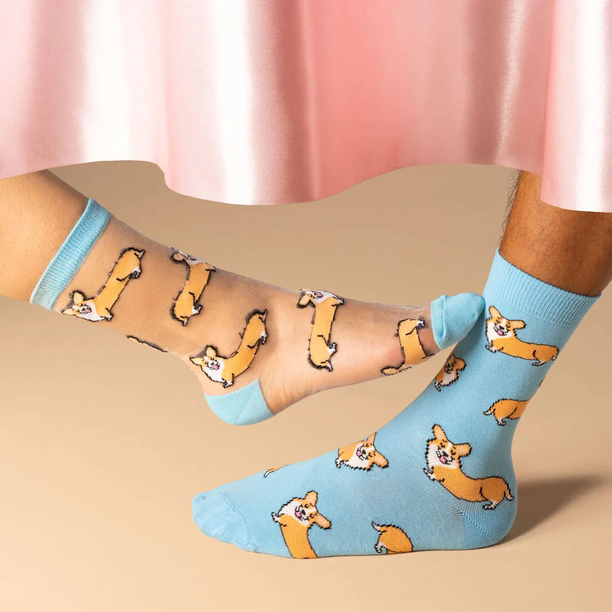 Chaussettes Transparentes - Corgi