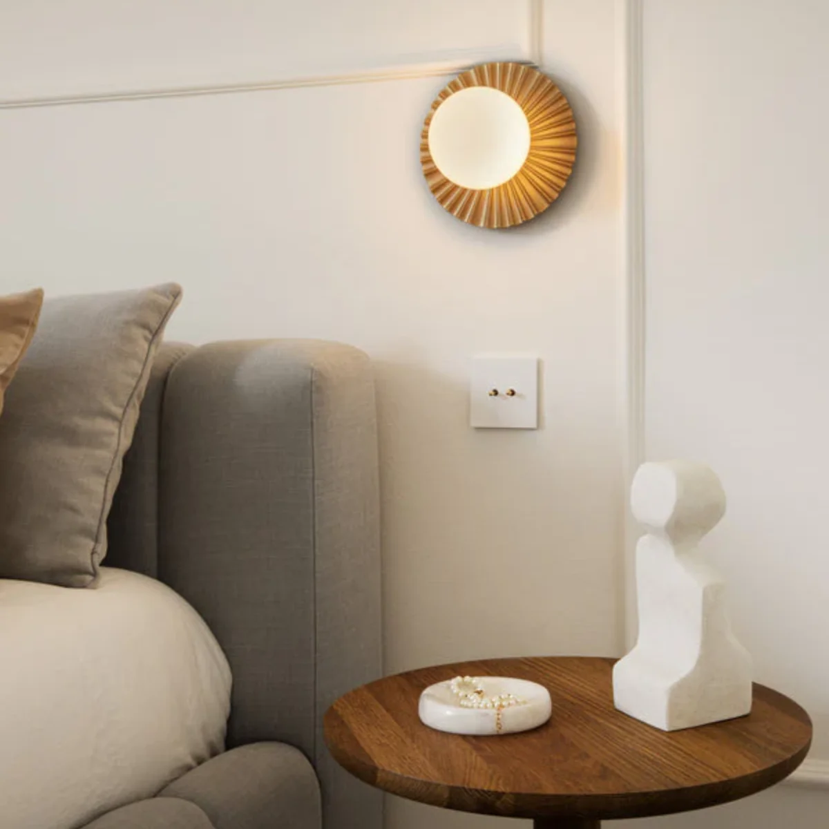 Applique Liila Muuse S - Nordic gold / opal