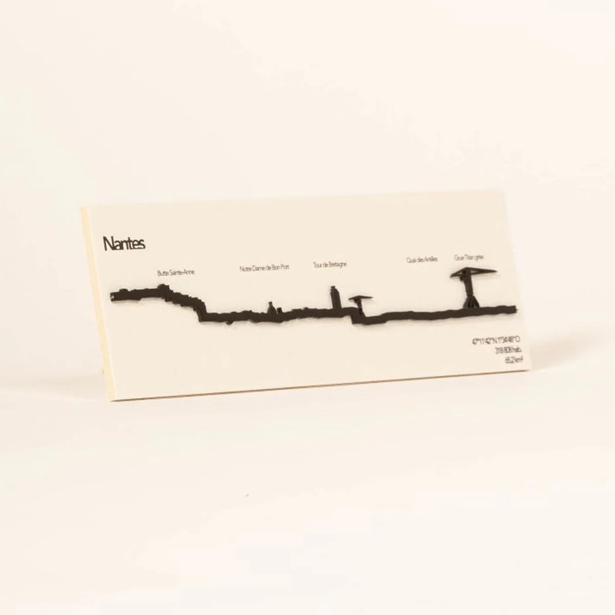 Frise décorative Nantes Mini - Noir - 19 cm