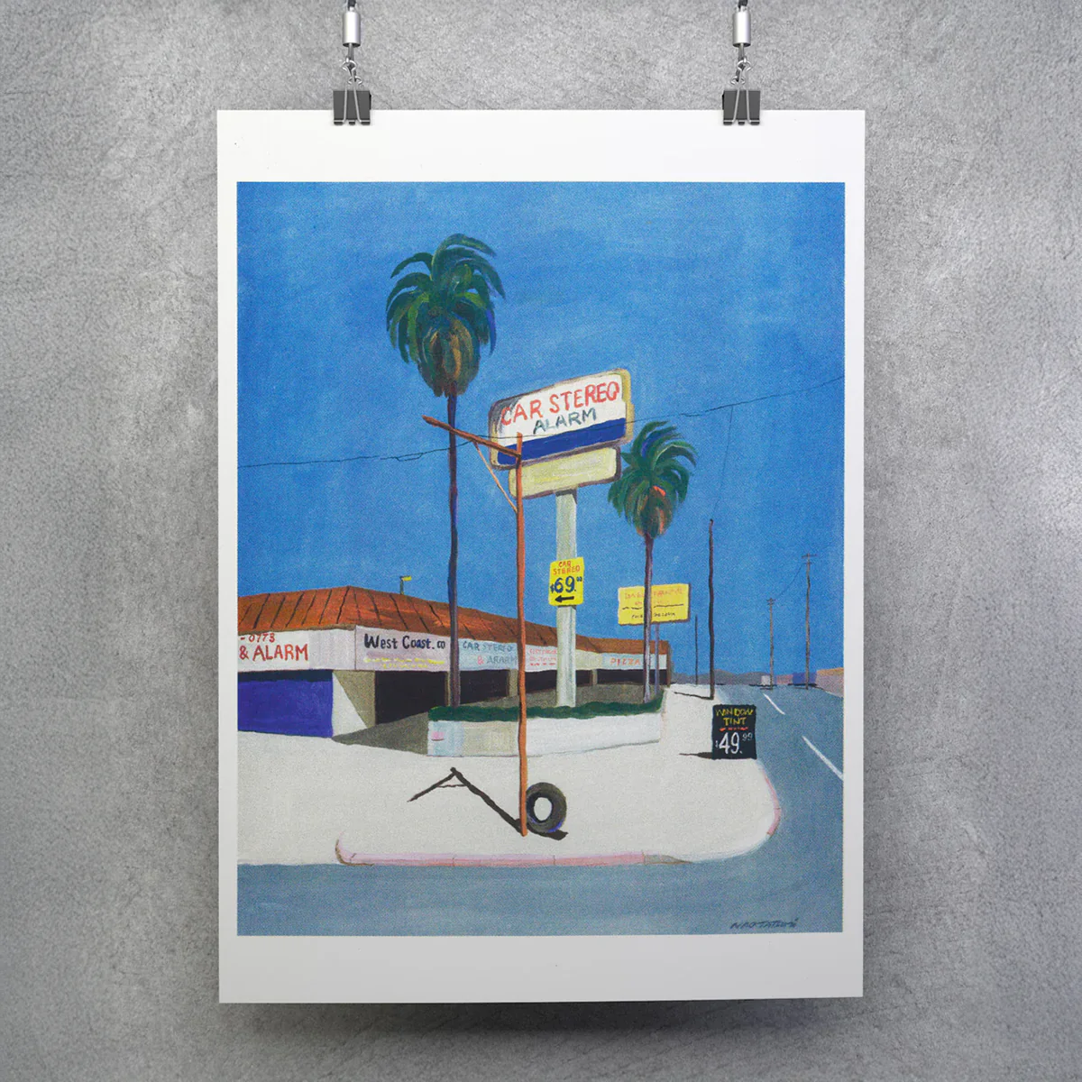 Affiche Los Angeles, California - Nao Tatsumi