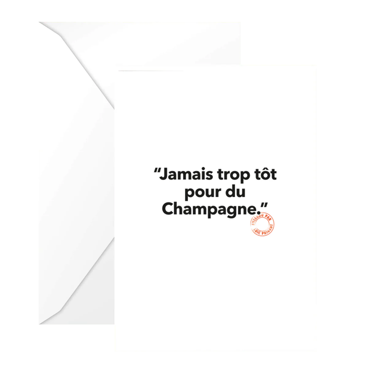 Carte Postale Jamais Trop Tôt