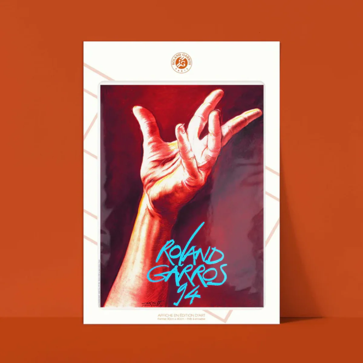 Affiche Roland-Garros - Ernest Pignon-Ernest - 30 x 40 cm