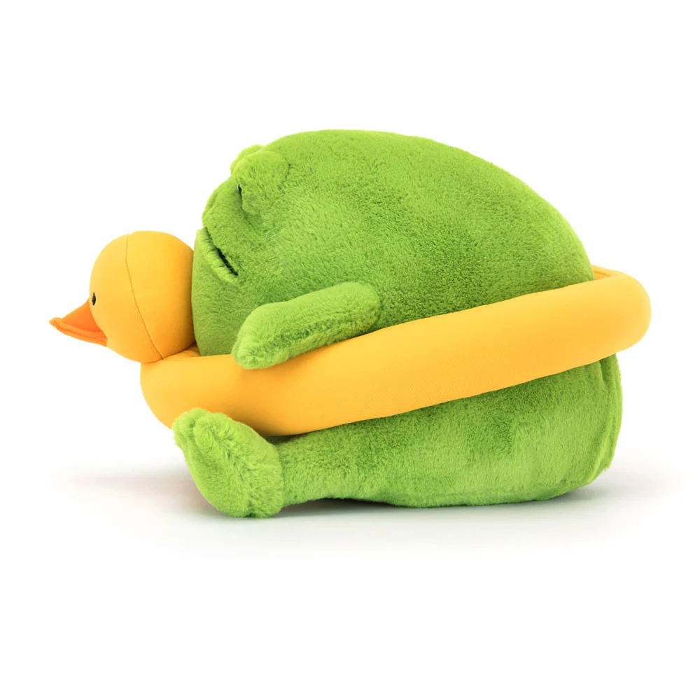 Peluche Amuseable Grenouille Ricky avec bouée