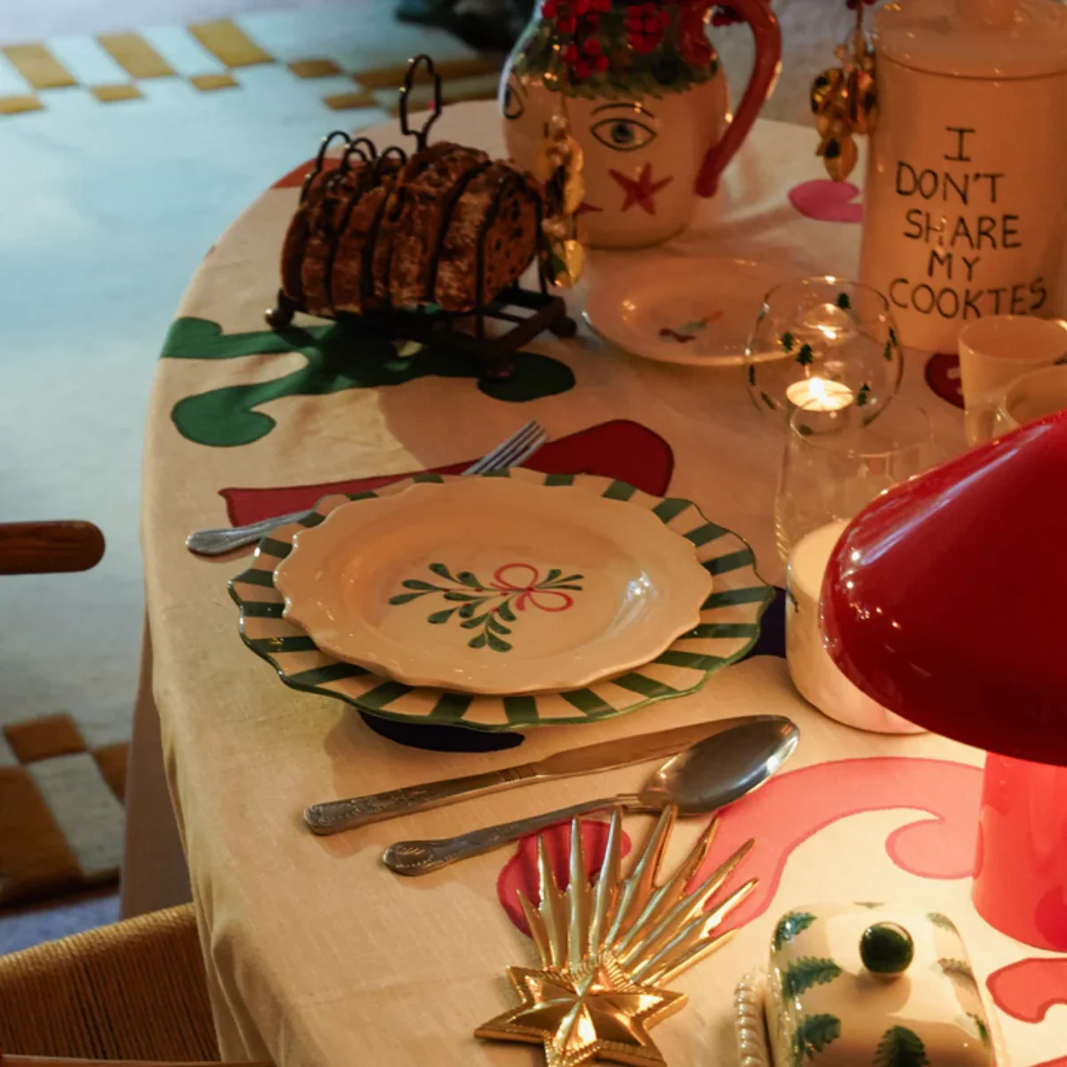 Assiette Mistletoe Breakfast