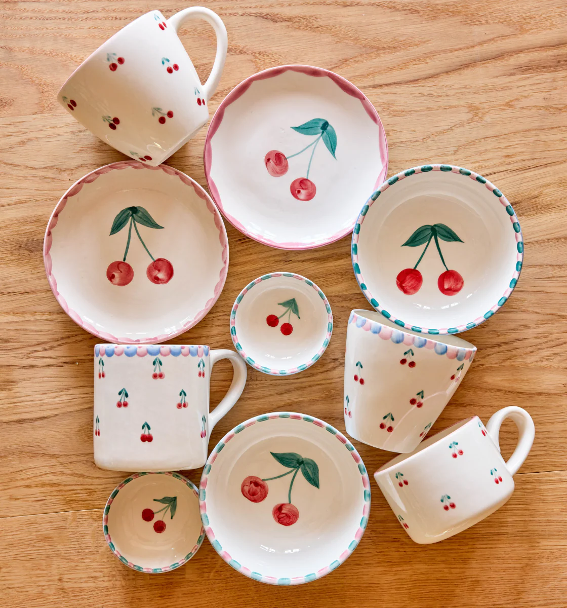 Tasse jumbo Cherries en céramique