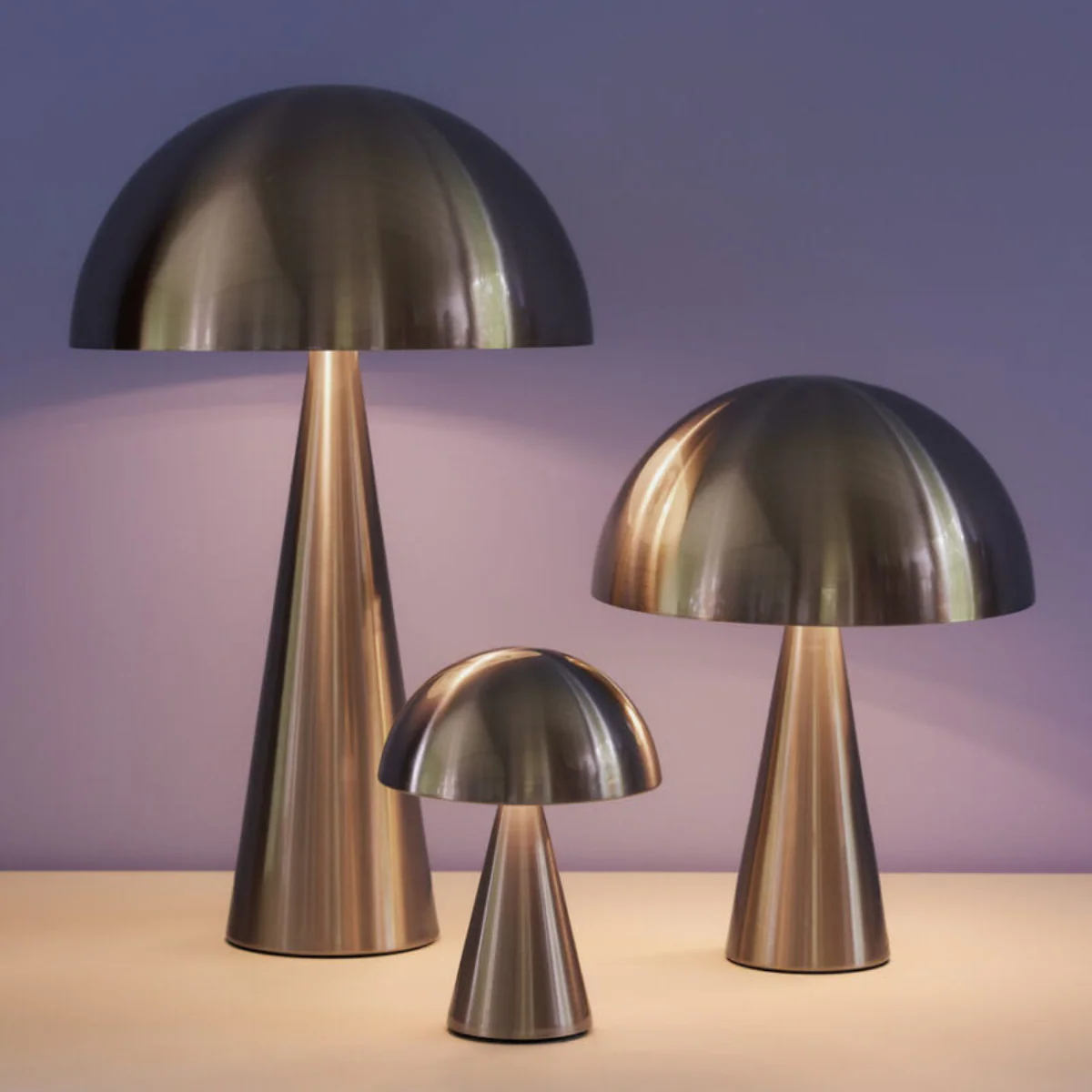 Lampe de Table Mush Mini Nickel