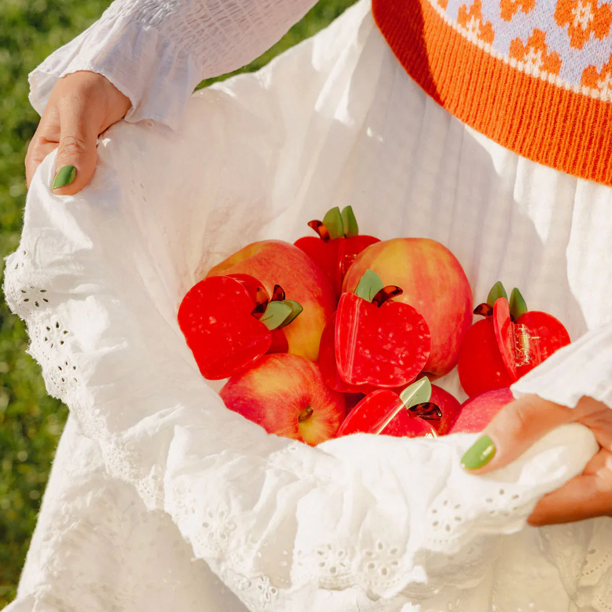 Pince à cheveux Pomme