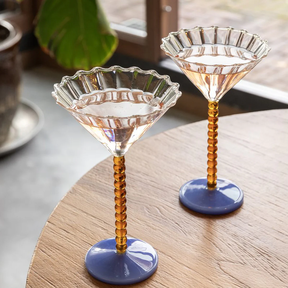 Set de 2 Coupes Perle - Ambre