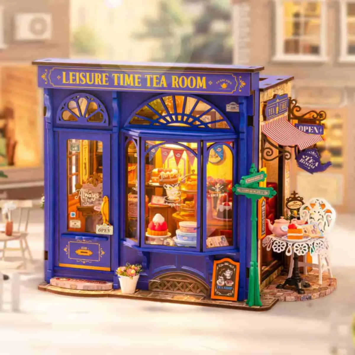 Kit Maison Miniature DIY - Leisure Time Tea Room
