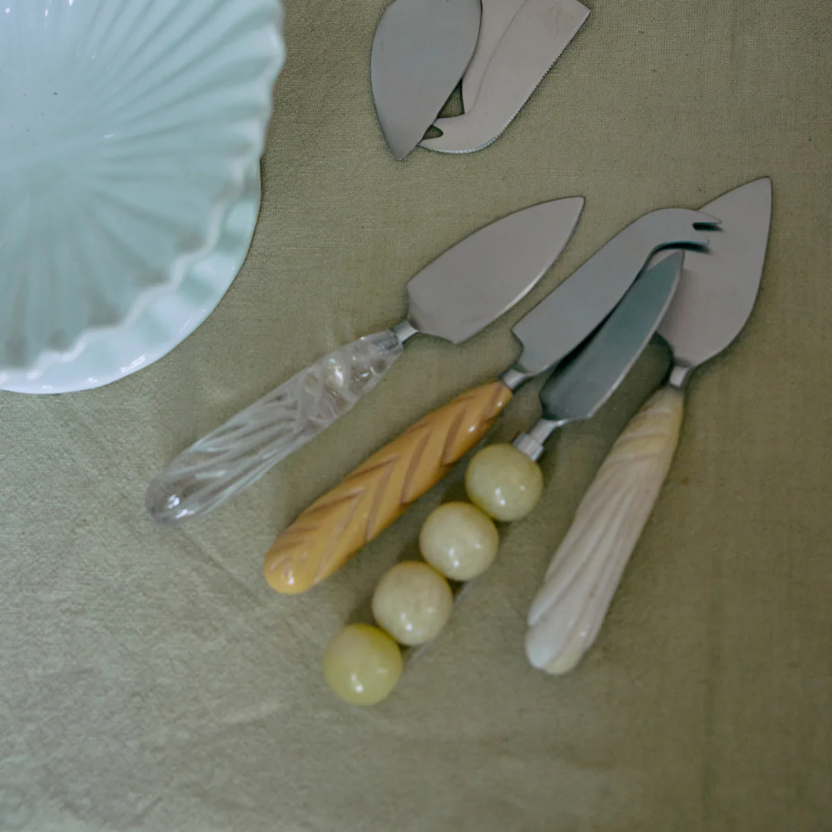 Set de 3 Couteaux à Fromage Cream