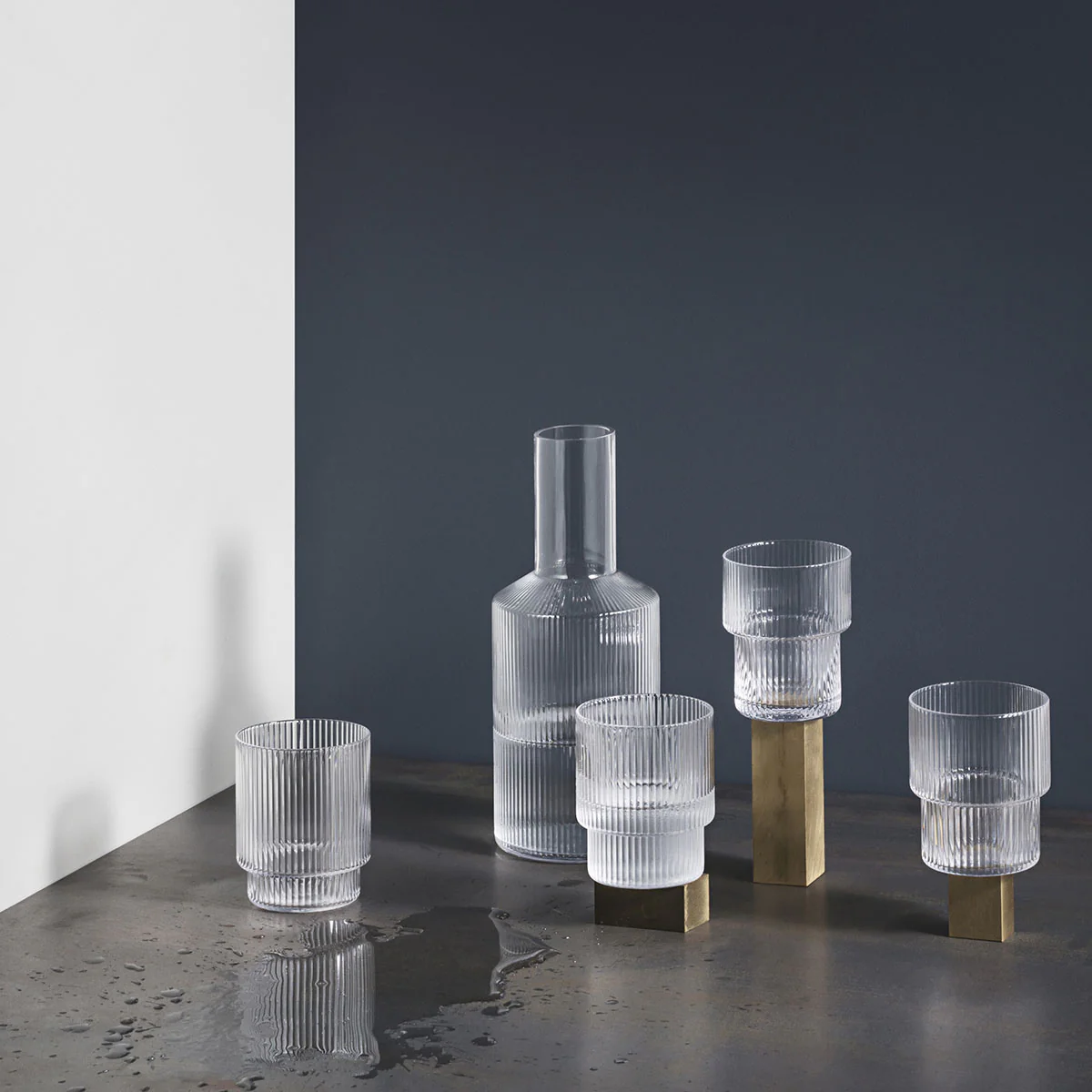 Set de 4 verres Ripple