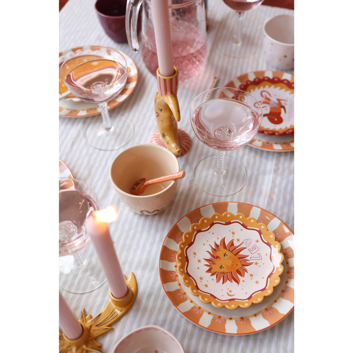 Assiette Zodiac Sign - Lion