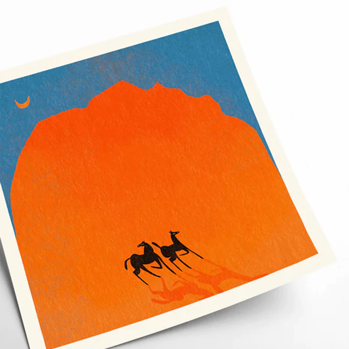 Affiche Enik? Eged - Horses of Wadi Rum - 50 x 50 cm