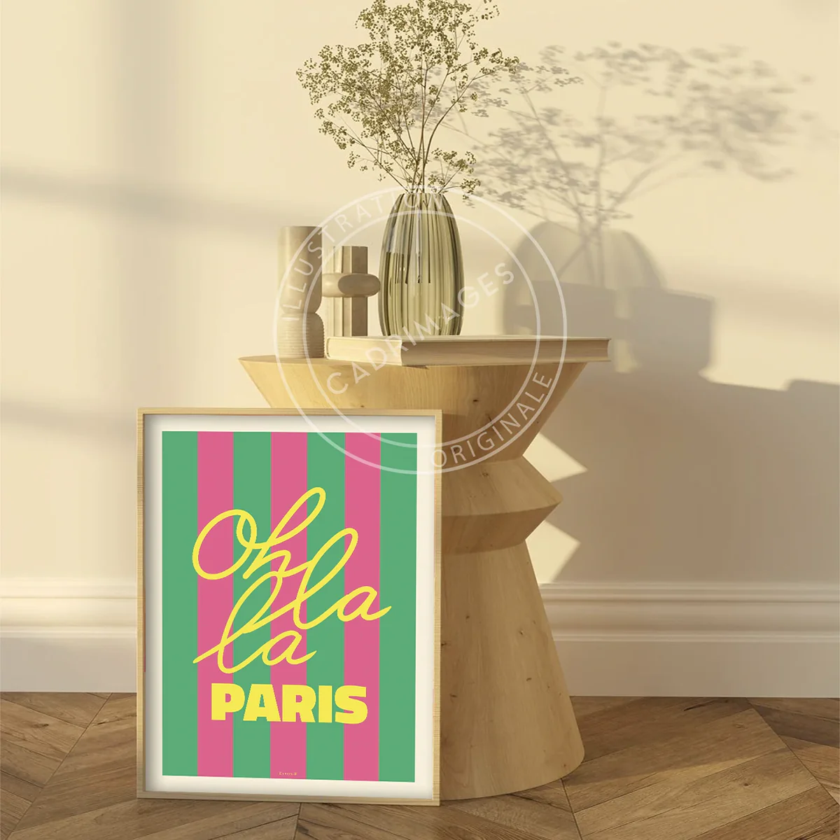 Affiche rayée - Ohlala