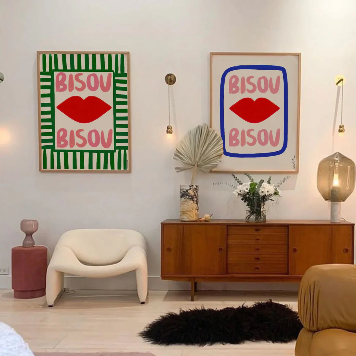 Affiche A3 Bisou Bisou