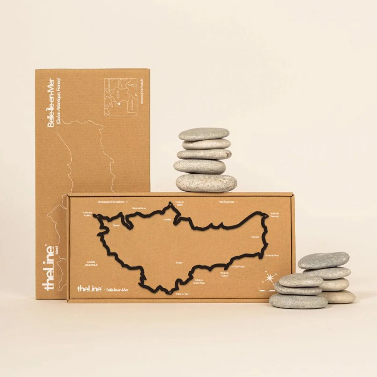 Frise décorative Belle-Île-en Mer - Noir