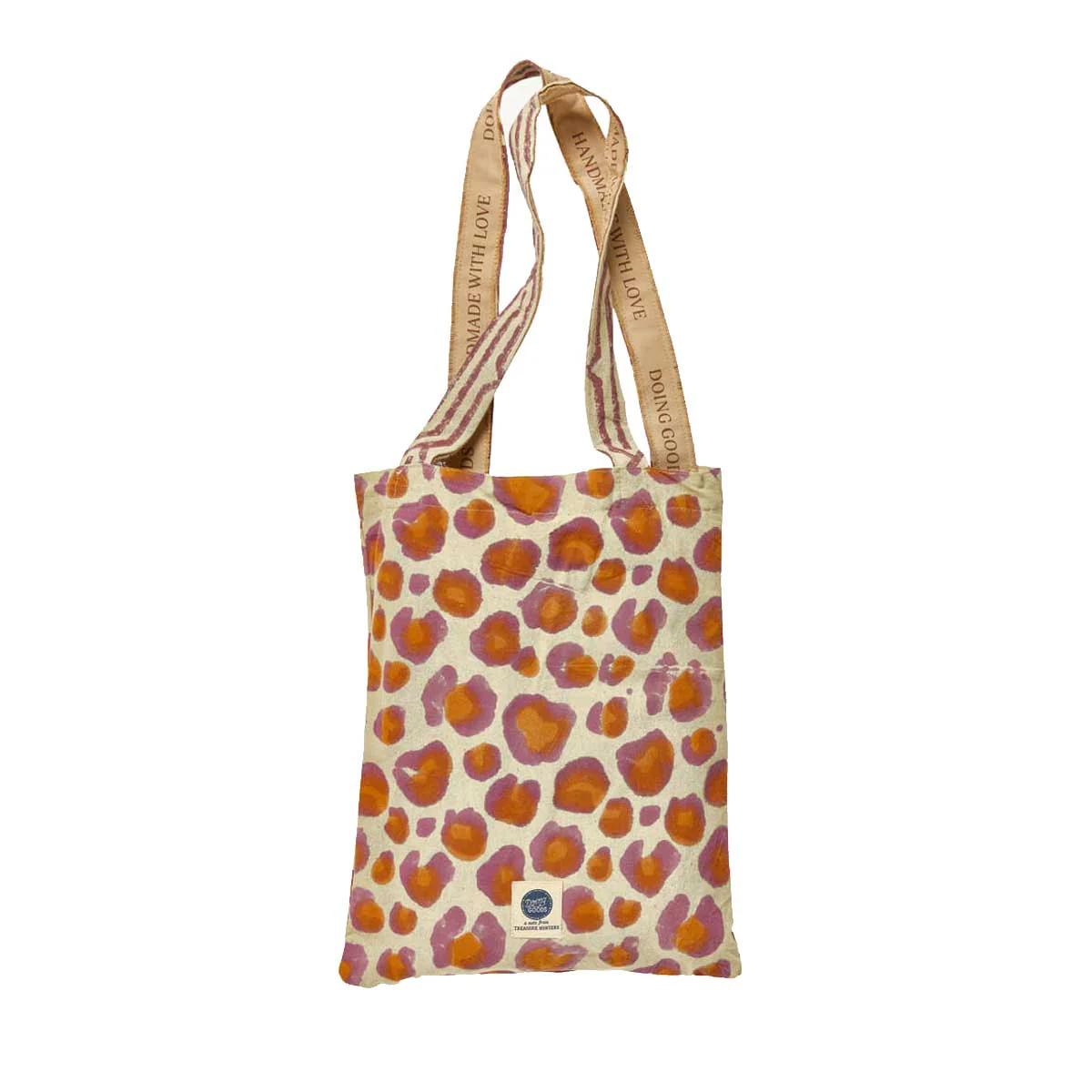 Plaid + Tote-bag Pink Léopard