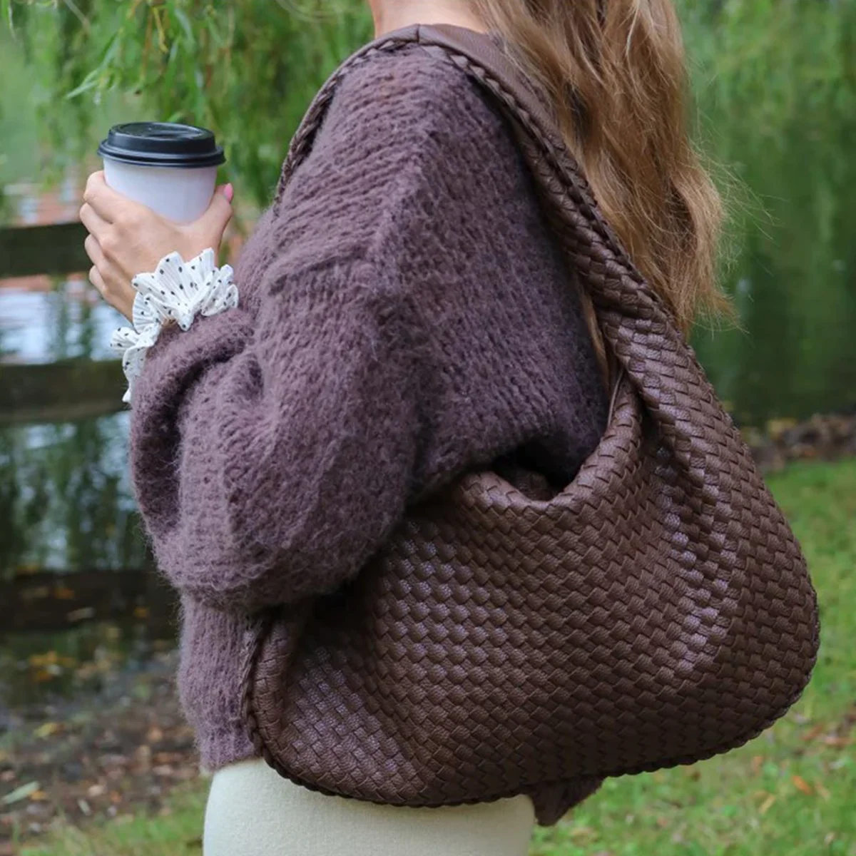 Sac à main Maria tressé