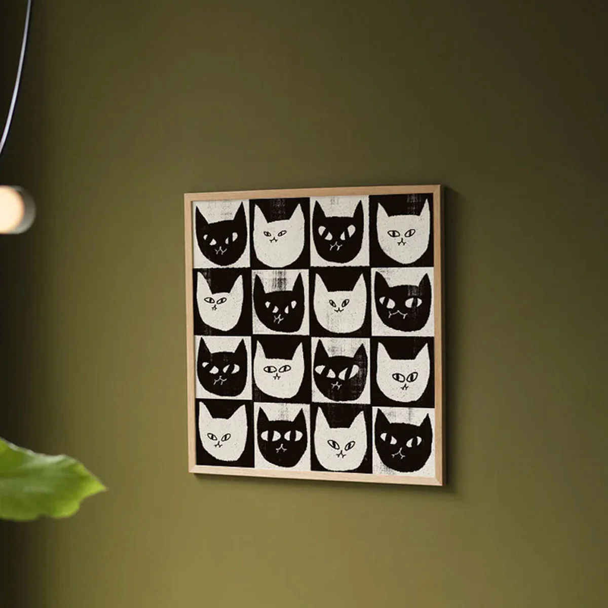 Affiche Eniko Eged Black Cat White