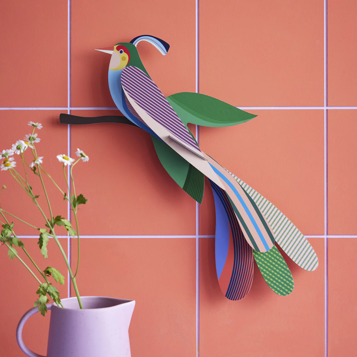 Décoration murale Oiseau de paradis Maya