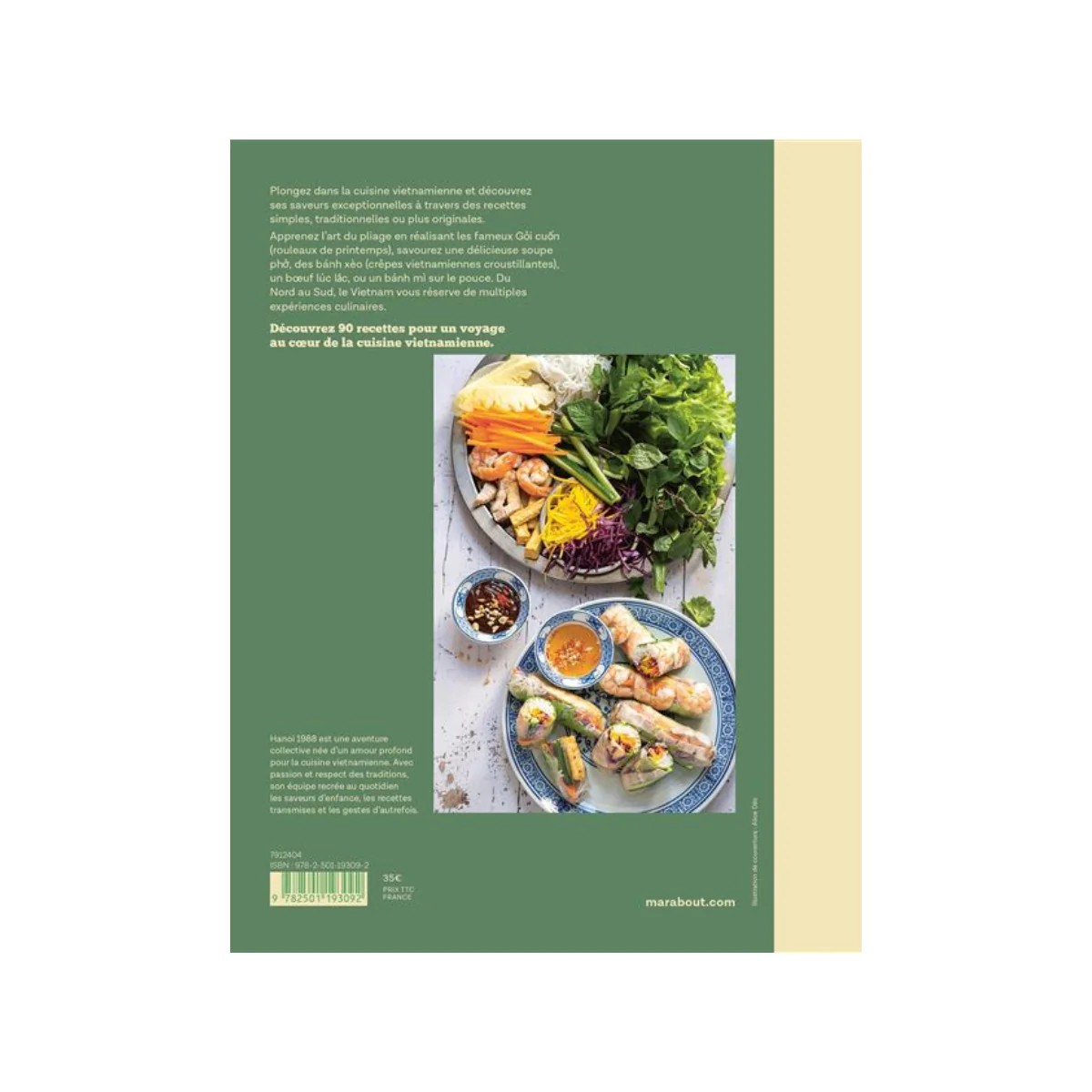 Cuisine vietnamienne maison - 100 recettes - Marabout