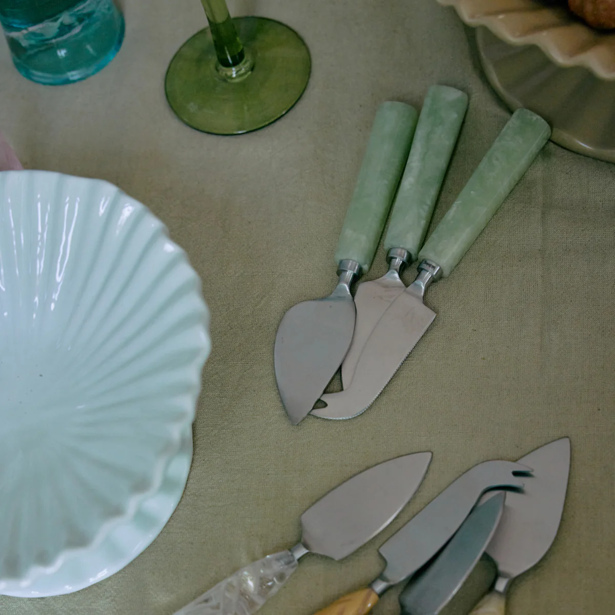 Set de 3 Couteaux à Fromage Sage