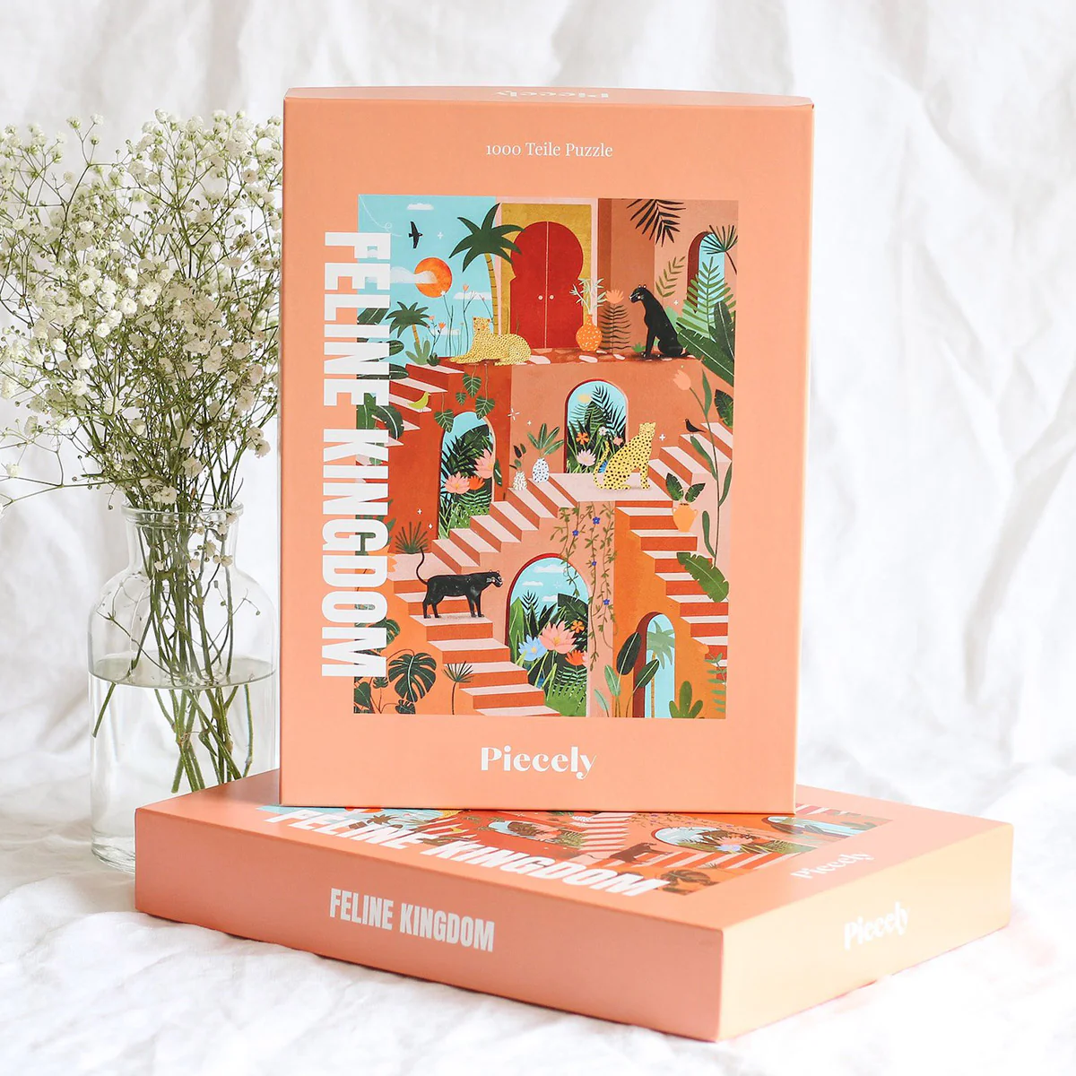 Puzzle Royaume des félins - 1000 pièces