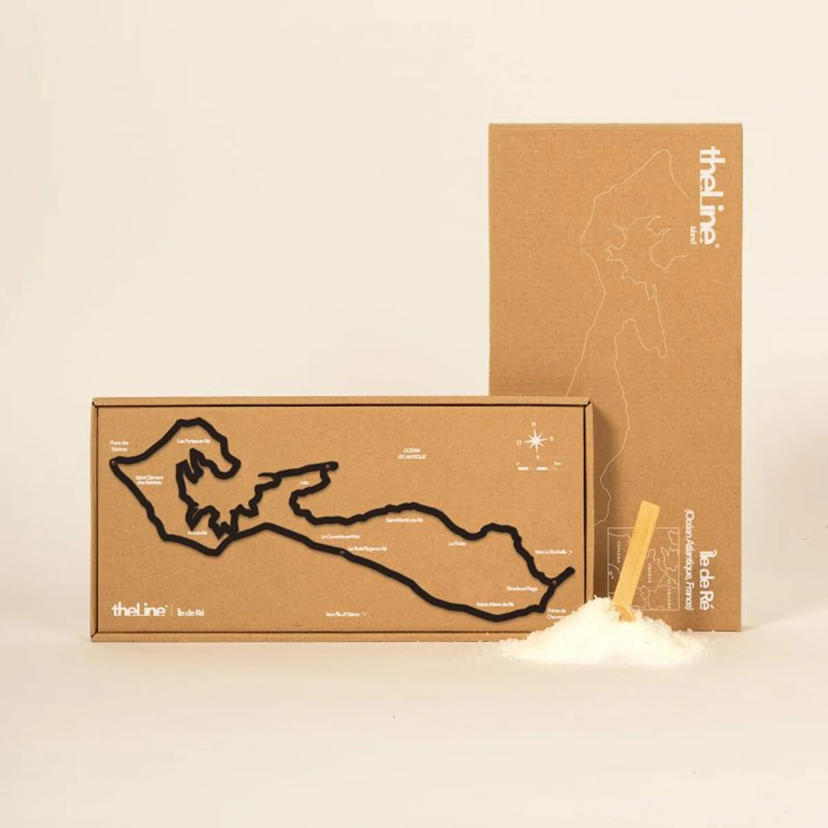 Frise décorative Île de Ré - Noir