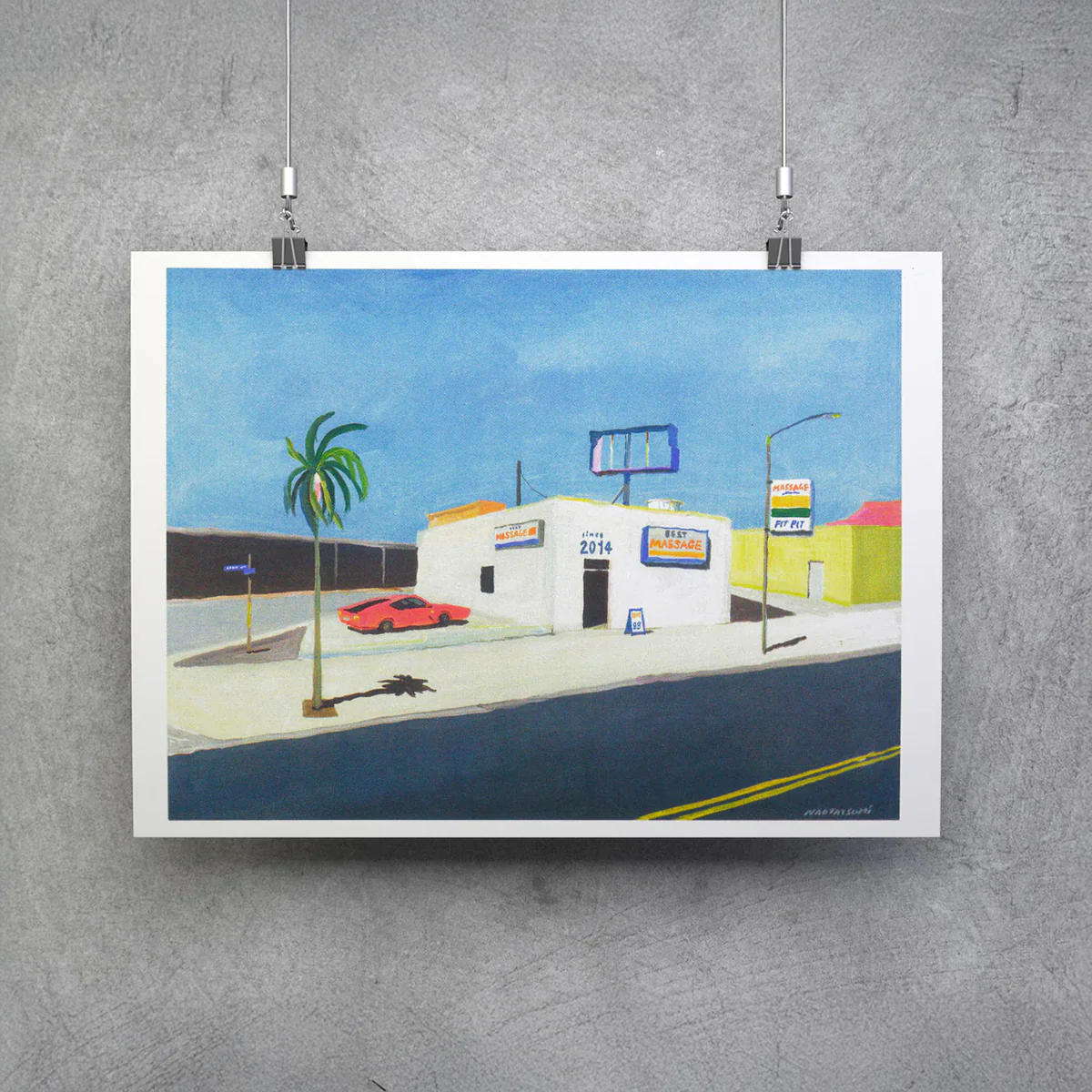 Affiche Lomita, California - Nao Tatsumi