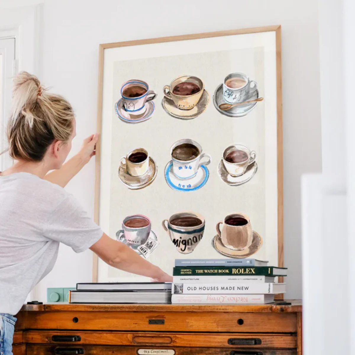 Affiche Laura Page - Café