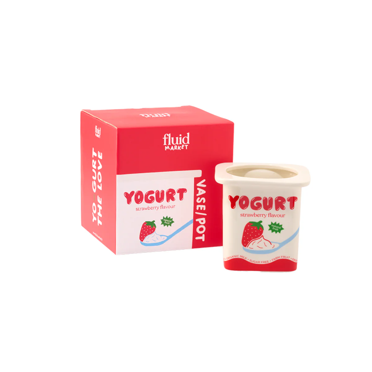 Vase Yaourt - Fraise