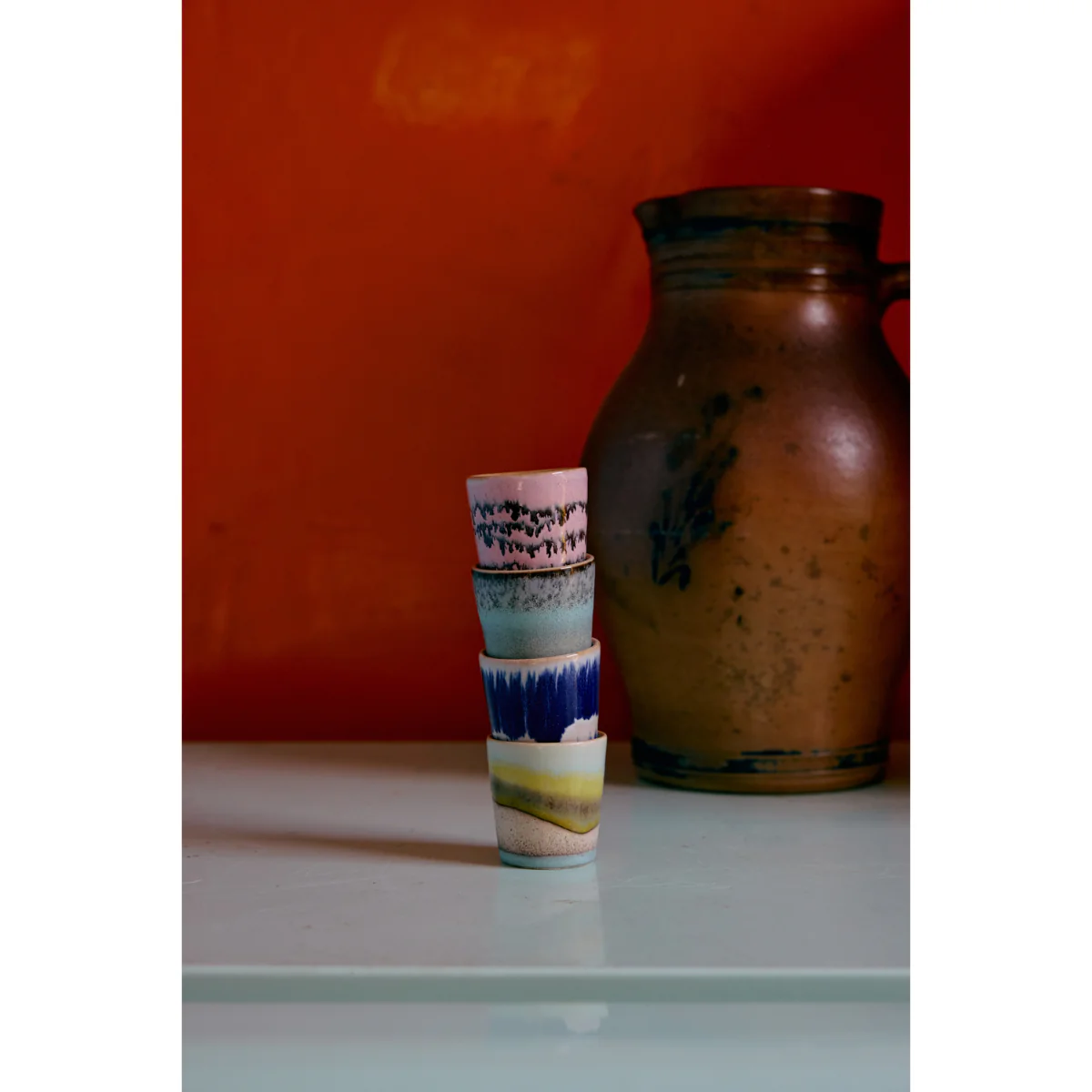 Set de 4 coquetiers 70s Vibrance