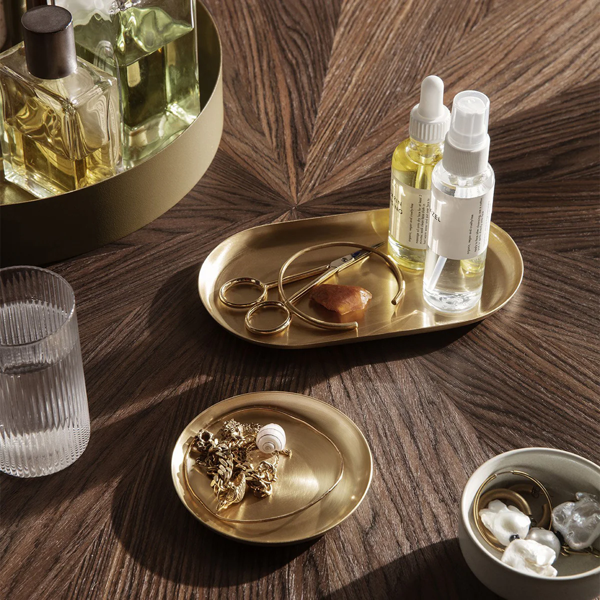 Table basse Post Coffee en Chêne fumé - Ø 100 x H 33 cm