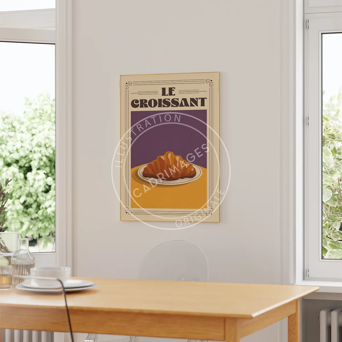 Affiche culture - Le Croissant