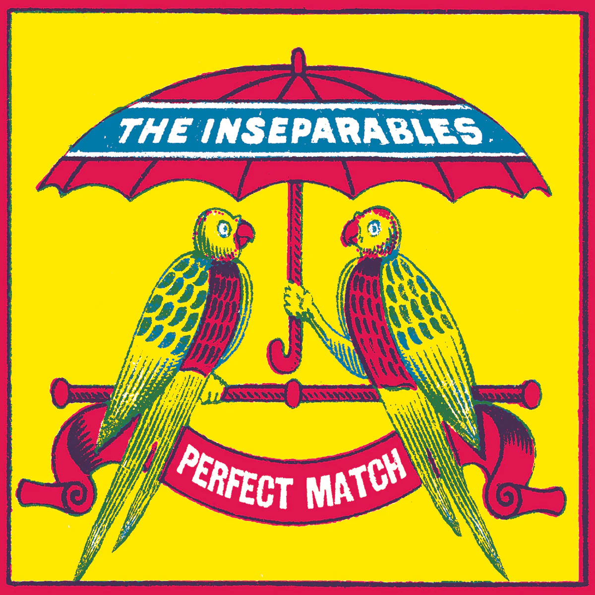 Boîte d'allumettes Inseparables