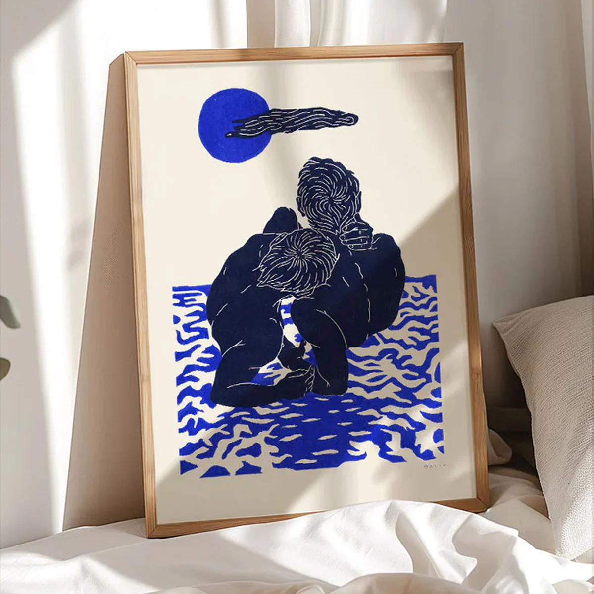 Affiche Maliv Blue Moon II